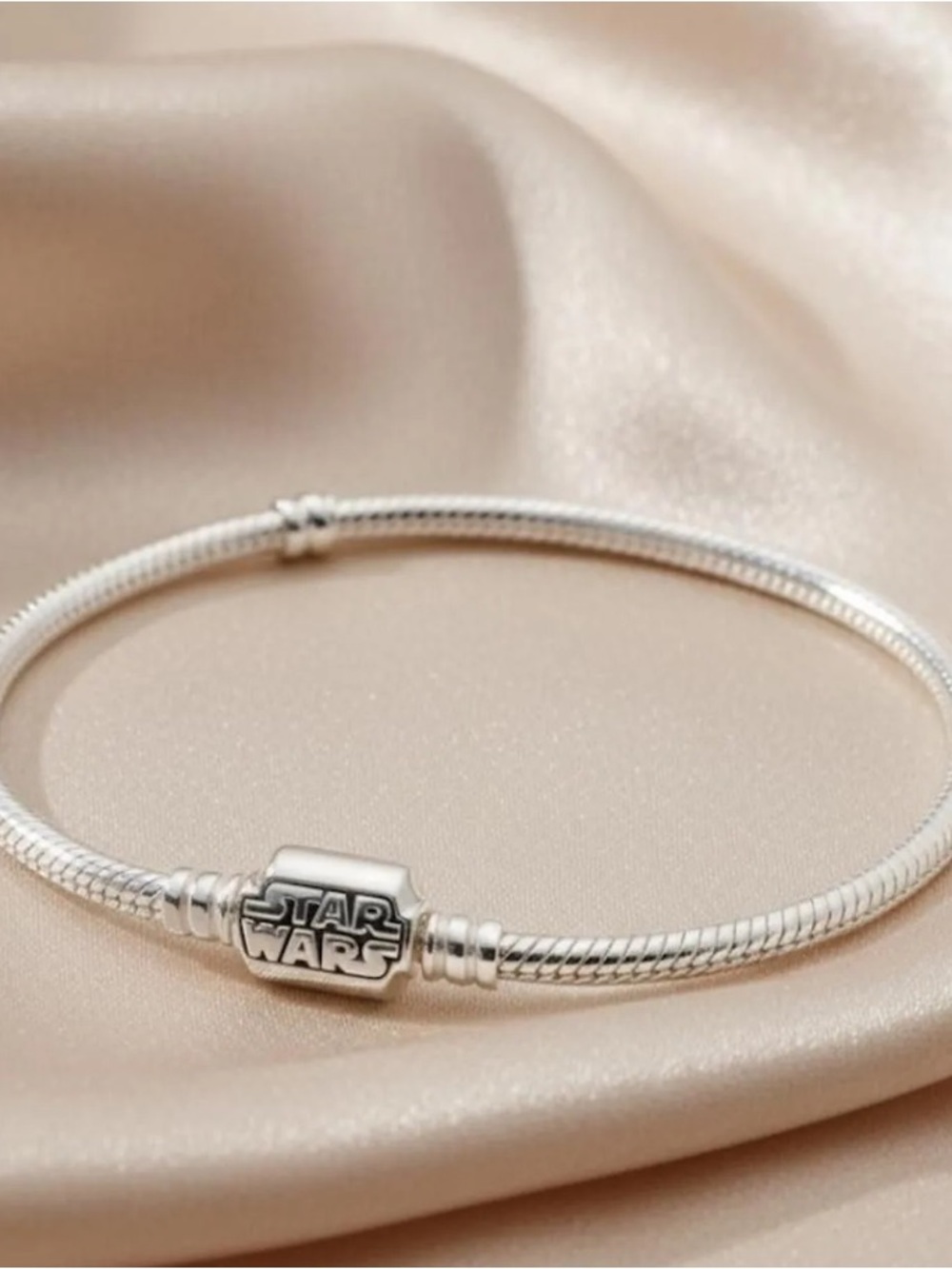 silver Star Wars charm bracelet